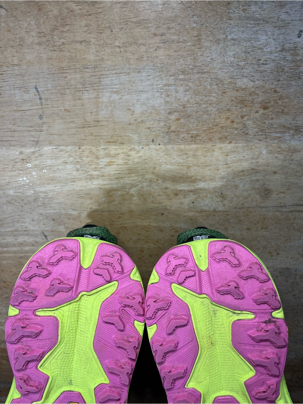 Hoka One One Speedgoat 6 Womens Size 6.5 Trail Running Shoes Sneakers Black Pink - Picture 9 of 12
